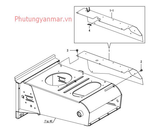 Nắp xích buồng cấp lúa